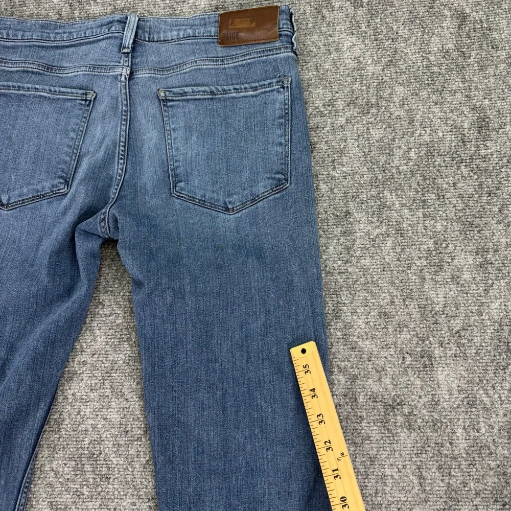 Paige Jeans Mens 31 (Fits 32x31) Blue Lennox Slim Transcend Stretch Rayon